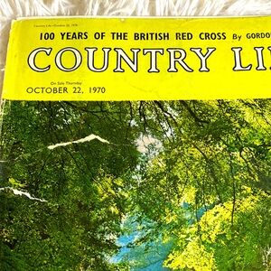 100 Years British Red Cross Country Life Magazine October 22, 1970
